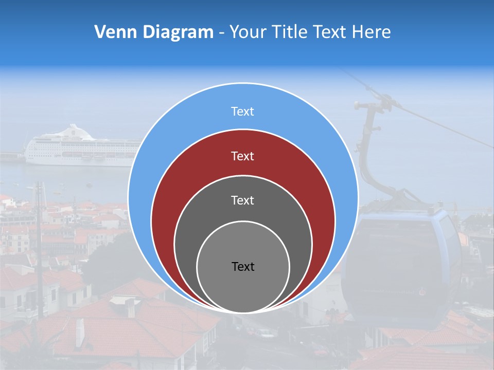 A Cablecar In Funchal / Madeira (Portugal)... PowerPoint Template
