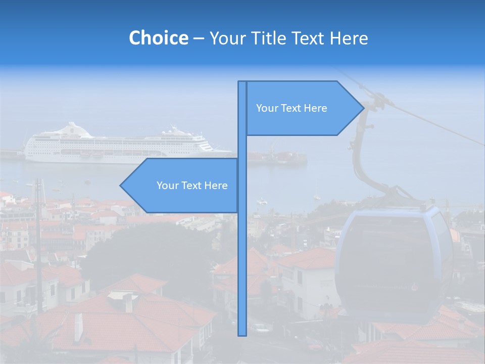 A Cablecar In Funchal / Madeira (Portugal)... PowerPoint Template