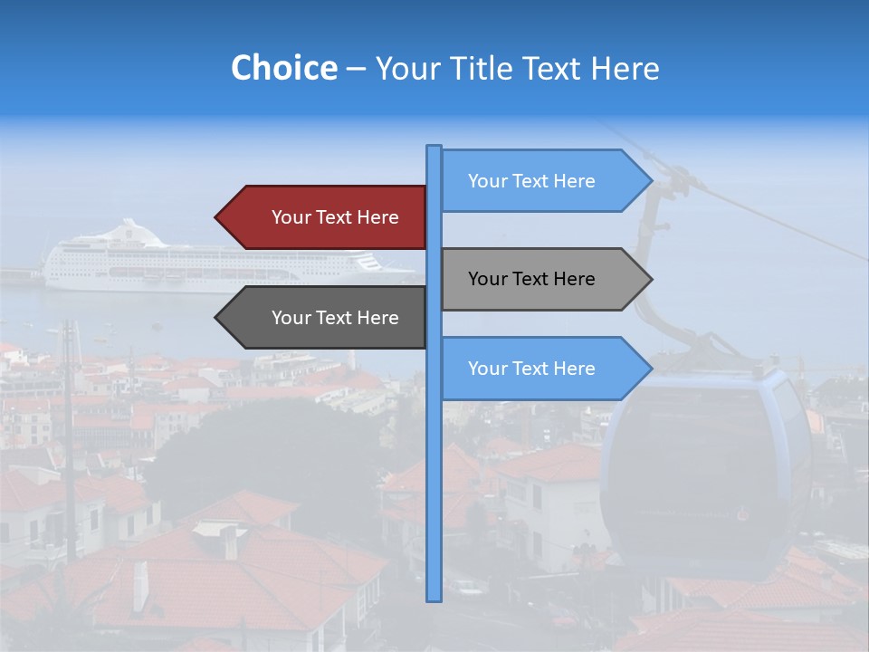 A Cablecar In Funchal / Madeira (Portugal)... PowerPoint Template