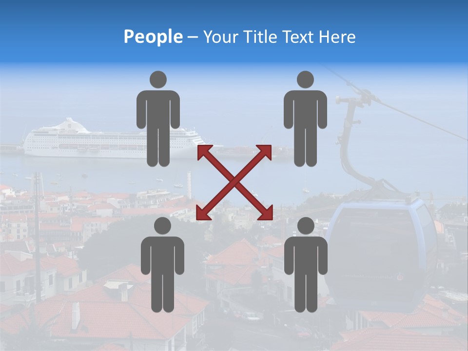 A Cablecar In Funchal / Madeira (Portugal)... PowerPoint Template