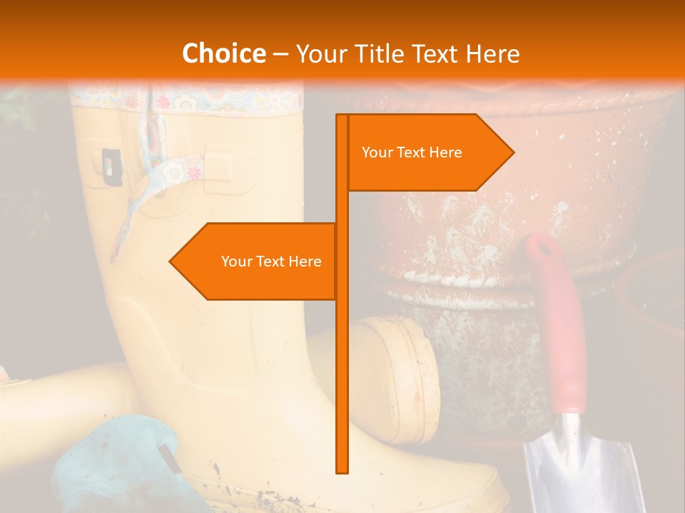 Garden Tools PowerPoint Template