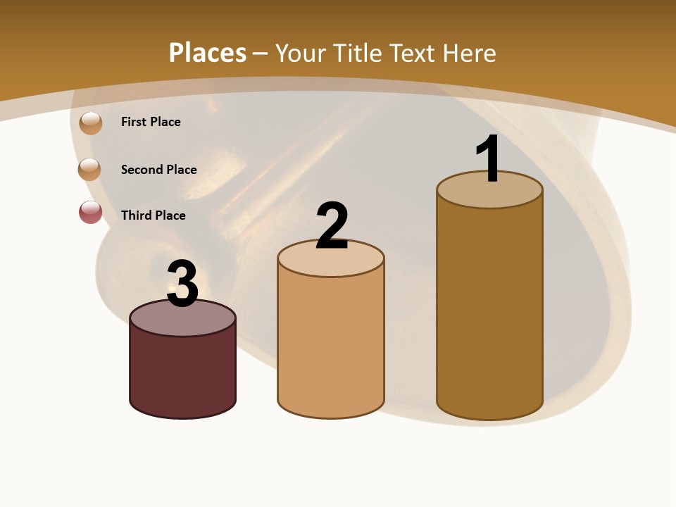 Ringing Bell - Isolated Over White. The Striking Sound Is Definitely Effective For Many Purposes, "Dinner Is Ready" Included! PowerPoint Template