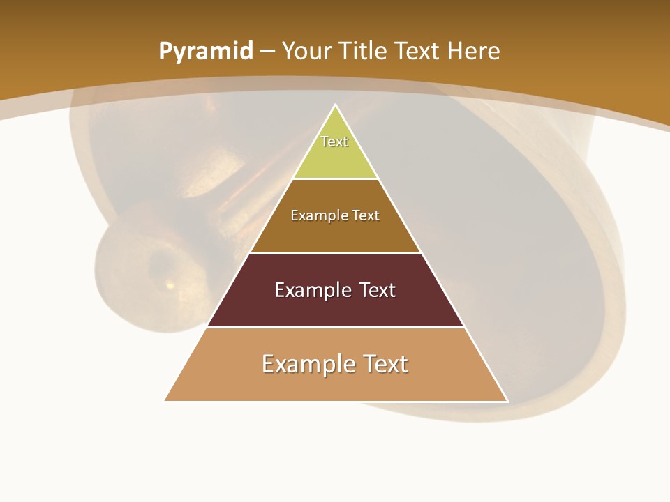 Ringing Bell - Isolated Over White. The Striking Sound Is Definitely Effective For Many Purposes, "Dinner Is Ready" Included! PowerPoint Template