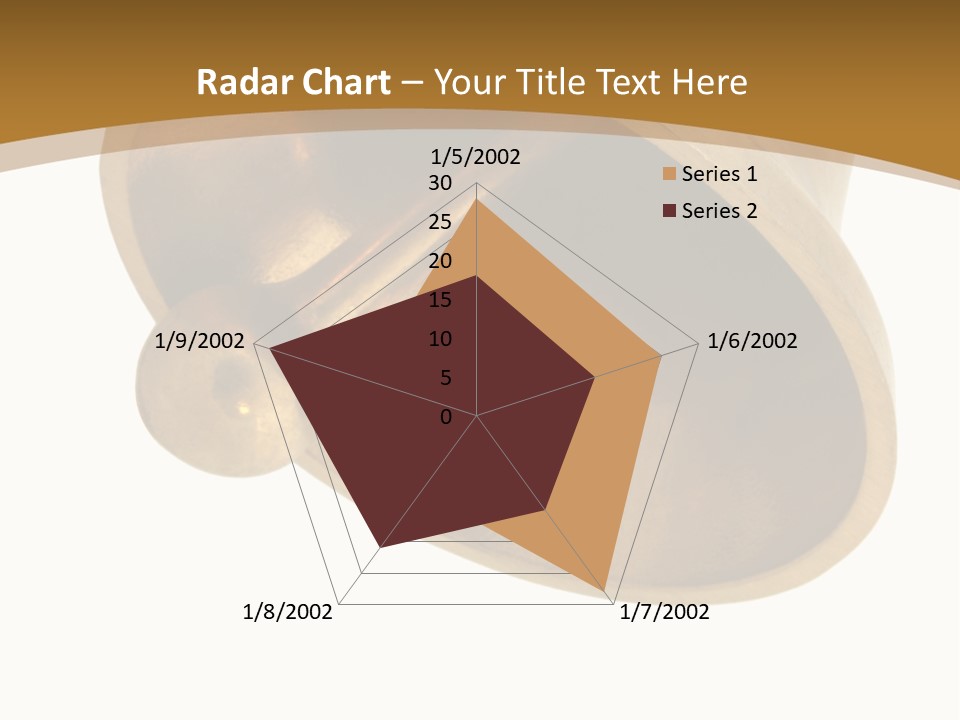 Ringing Bell - Isolated Over White. The Striking Sound Is Definitely Effective For Many Purposes, "Dinner Is Ready" Included! PowerPoint Template