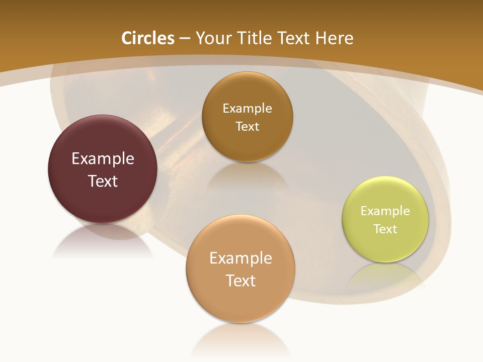 Ringing Bell - Isolated Over White. The Striking Sound Is Definitely Effective For Many Purposes, "Dinner Is Ready" Included! PowerPoint Template