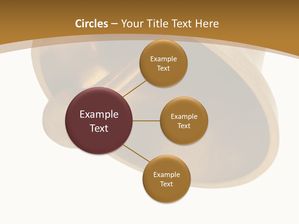 Ringing Bell - Isolated Over White. The Striking Sound Is Definitely Effective For Many Purposes, "Dinner Is Ready" Included! PowerPoint Template