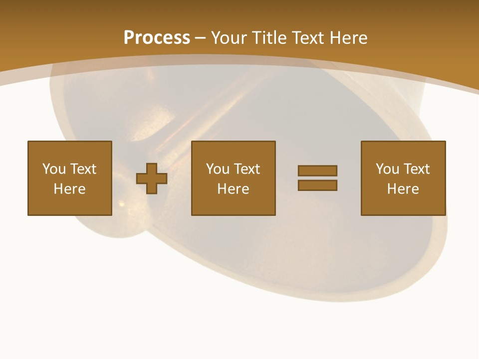 Ringing Bell - Isolated Over White. The Striking Sound Is Definitely Effective For Many Purposes, "Dinner Is Ready" Included! PowerPoint Template