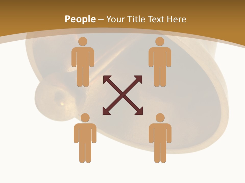 Ringing Bell - Isolated Over White. The Striking Sound Is Definitely Effective For Many Purposes, "Dinner Is Ready" Included! PowerPoint Template