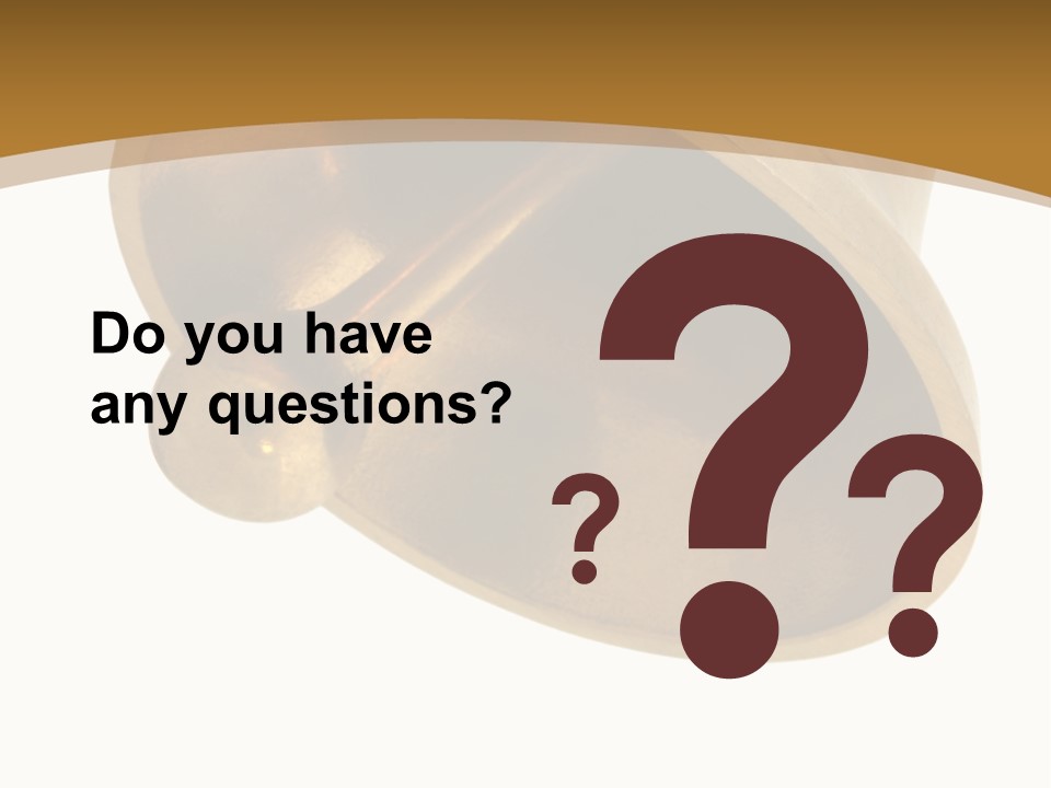 Ringing Bell - Isolated Over White. The Striking Sound Is Definitely Effective For Many Purposes, "Dinner Is Ready" Included! PowerPoint Template