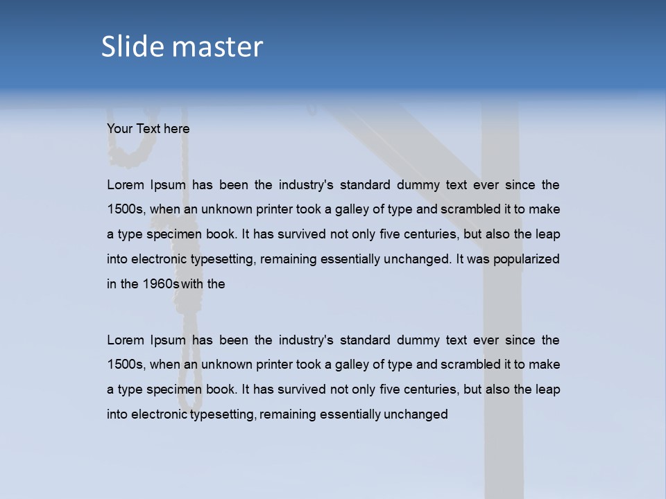 Gallows In Tombstone, Arizona PowerPoint Template