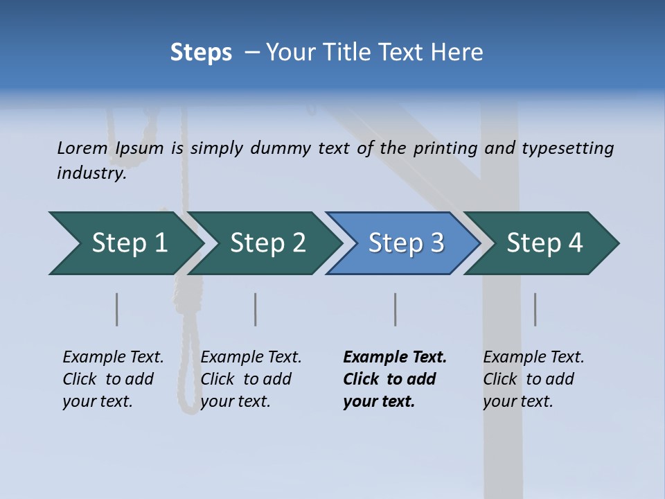 Gallows In Tombstone, Arizona PowerPoint Template