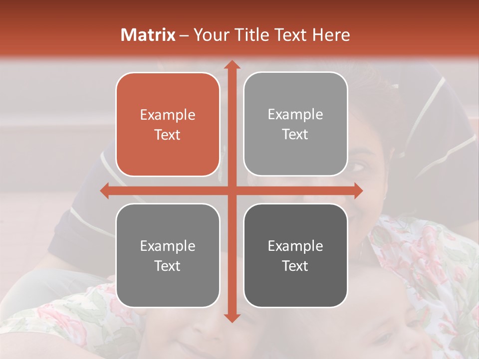 A Happy Asian Family PowerPoint Template