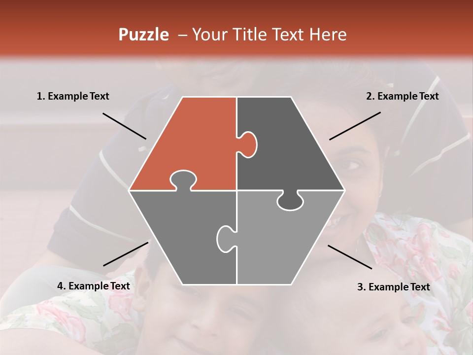 A Happy Asian Family PowerPoint Template