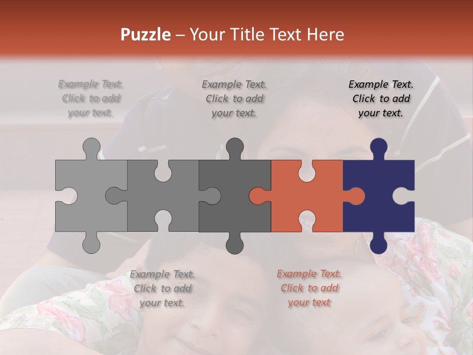 A Happy Asian Family PowerPoint Template