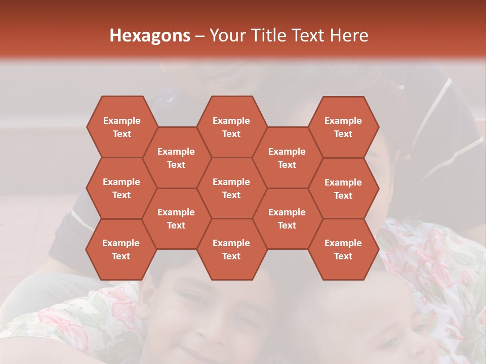 A Happy Asian Family PowerPoint Template