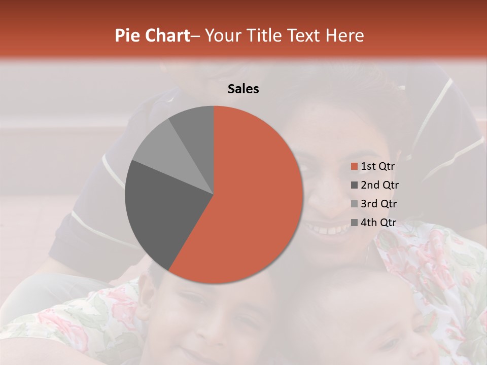 A Happy Asian Family PowerPoint Template