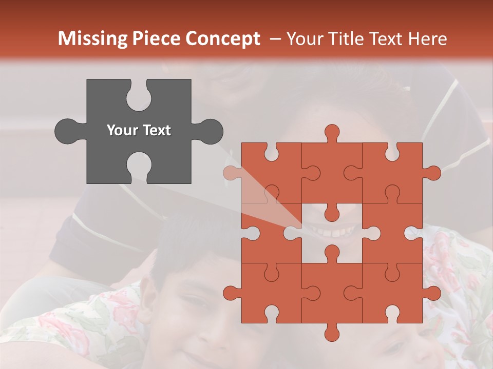 A Happy Asian Family PowerPoint Template