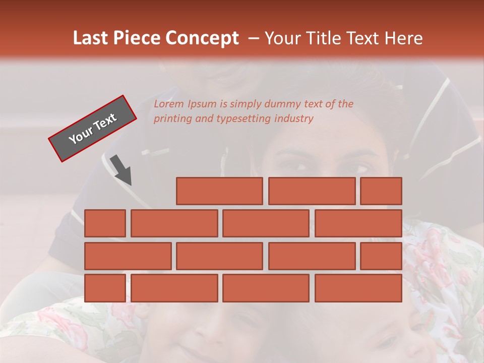 A Happy Asian Family PowerPoint Template