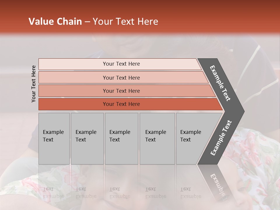 A Happy Asian Family PowerPoint Template