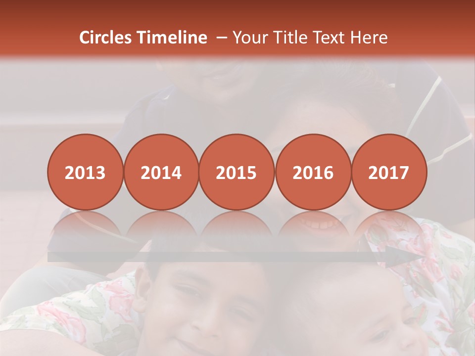 A Happy Asian Family PowerPoint Template