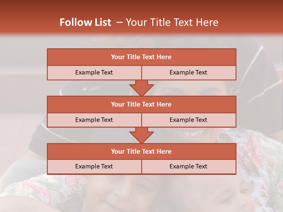 A Happy Asian Family PowerPoint Template