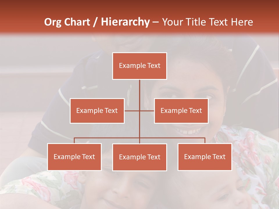 A Happy Asian Family PowerPoint Template