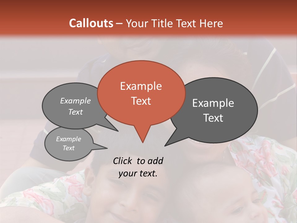 A Happy Asian Family PowerPoint Template