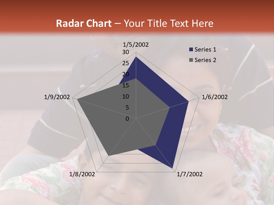 A Happy Asian Family PowerPoint Template