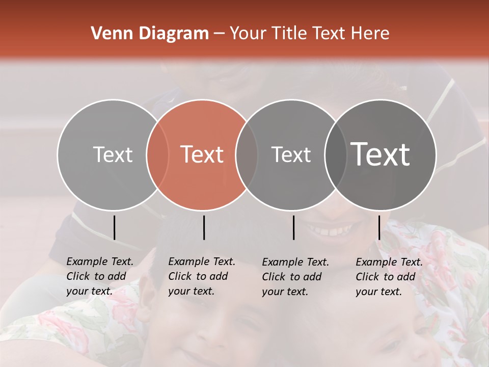 A Happy Asian Family PowerPoint Template