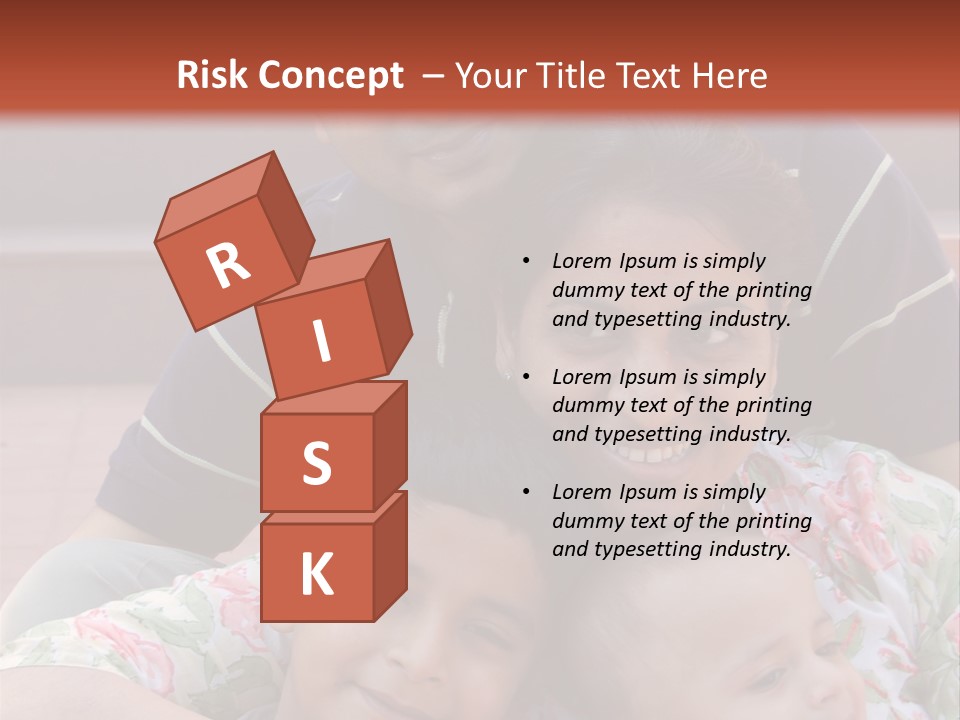 A Happy Asian Family PowerPoint Template