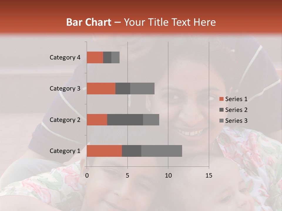 A Happy Asian Family PowerPoint Template