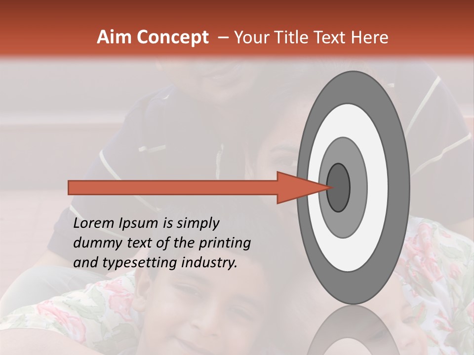 A Happy Asian Family PowerPoint Template