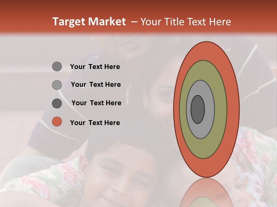 A Happy Asian Family PowerPoint Template