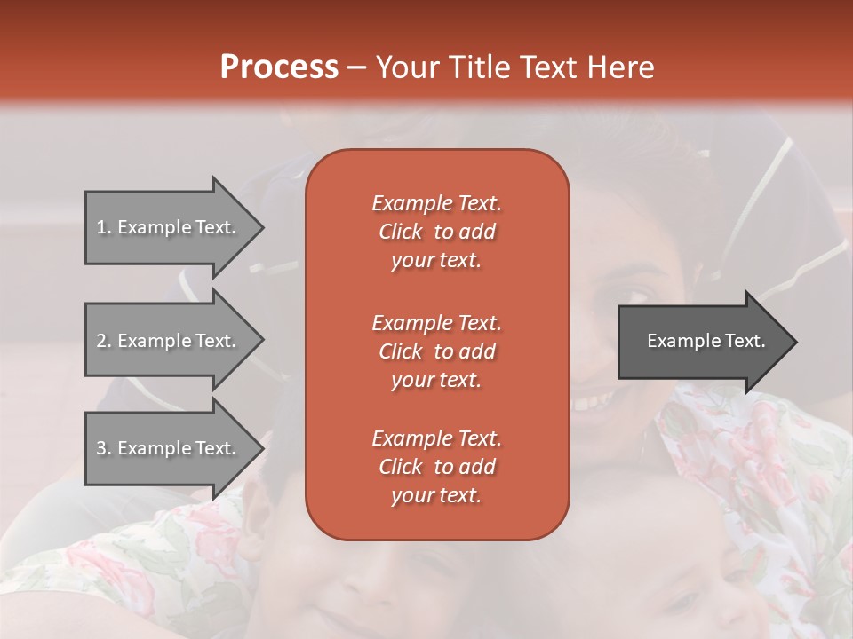 A Happy Asian Family PowerPoint Template