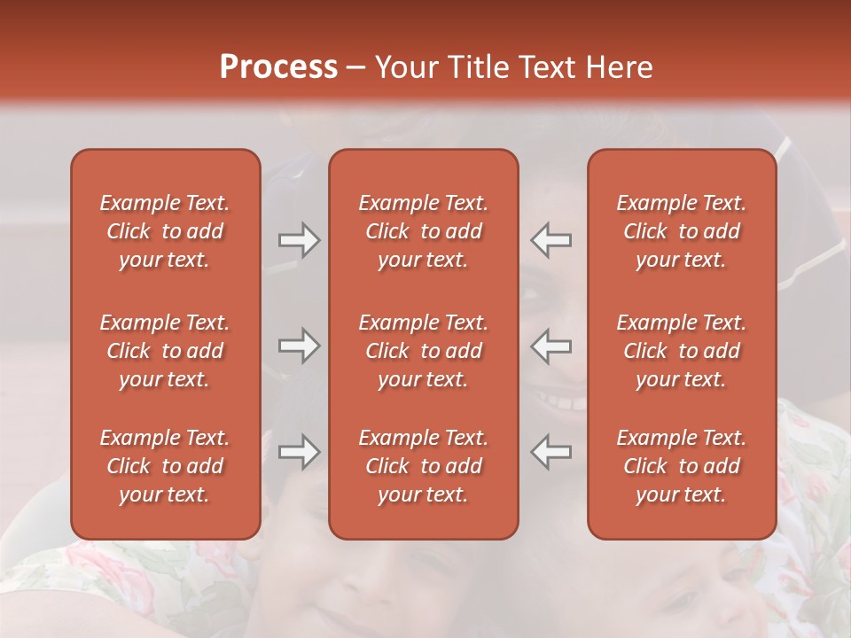 A Happy Asian Family PowerPoint Template