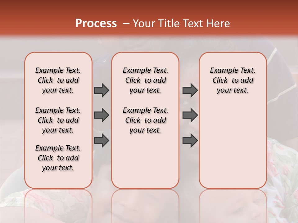 A Happy Asian Family PowerPoint Template