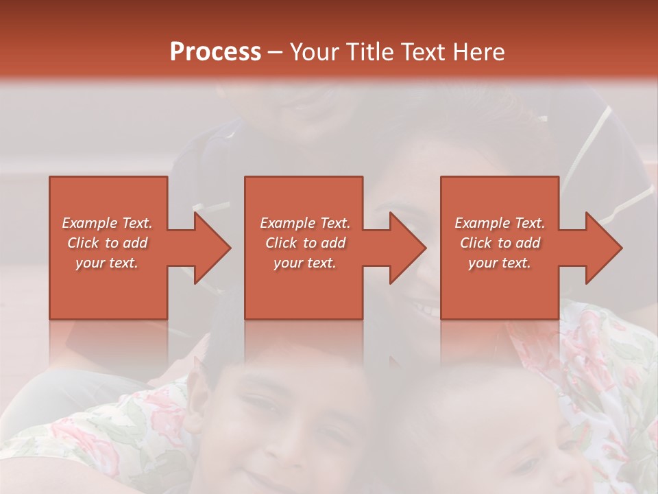 A Happy Asian Family PowerPoint Template