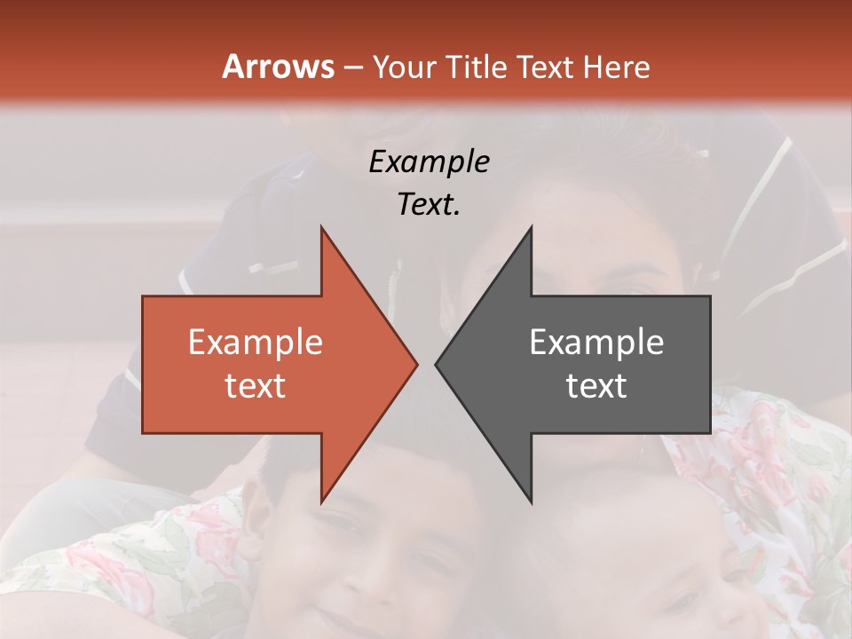 A Happy Asian Family PowerPoint Template