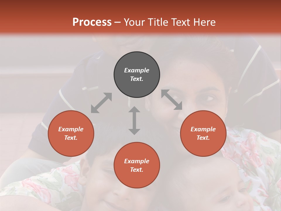A Happy Asian Family PowerPoint Template