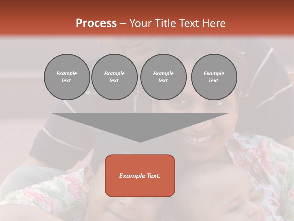 A Happy Asian Family PowerPoint Template
