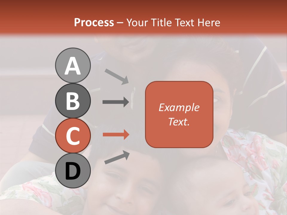 A Happy Asian Family PowerPoint Template
