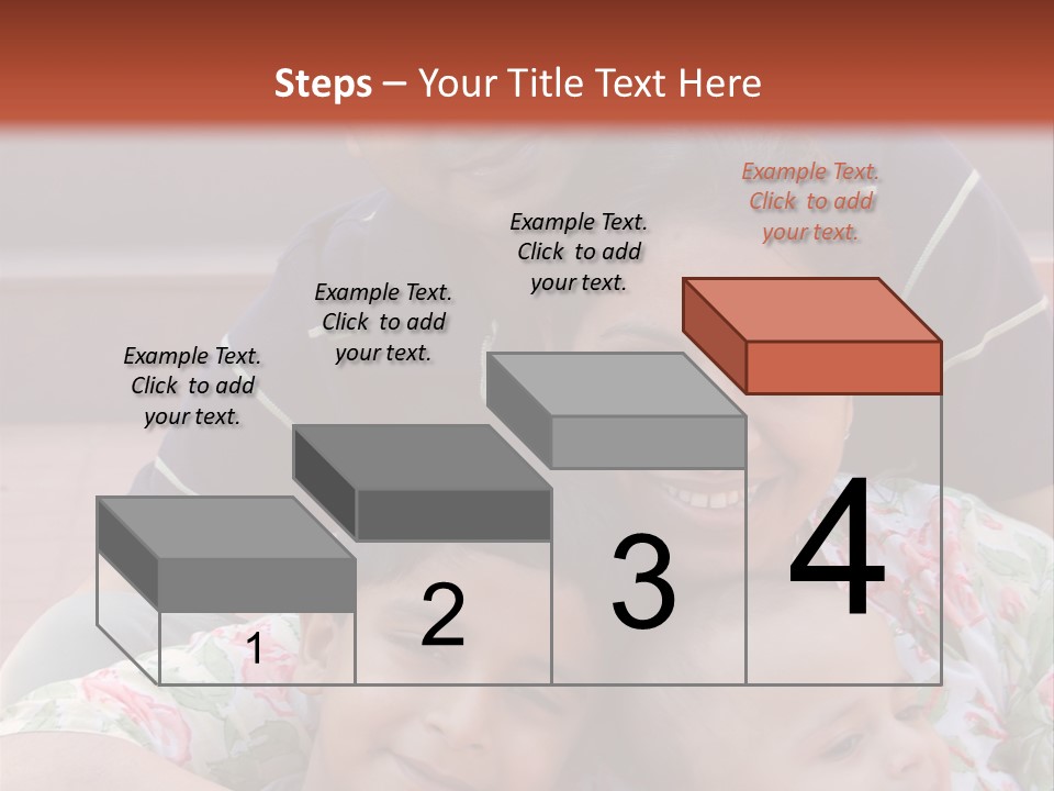 A Happy Asian Family PowerPoint Template
