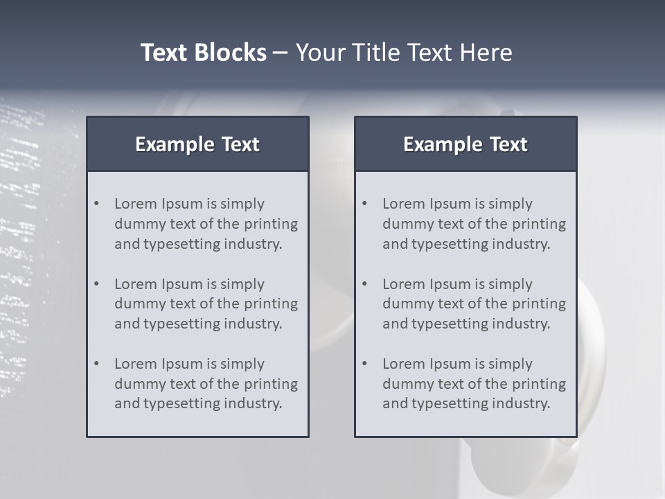 Key On A Keychain In The Lock Of A Front Door PowerPoint Template