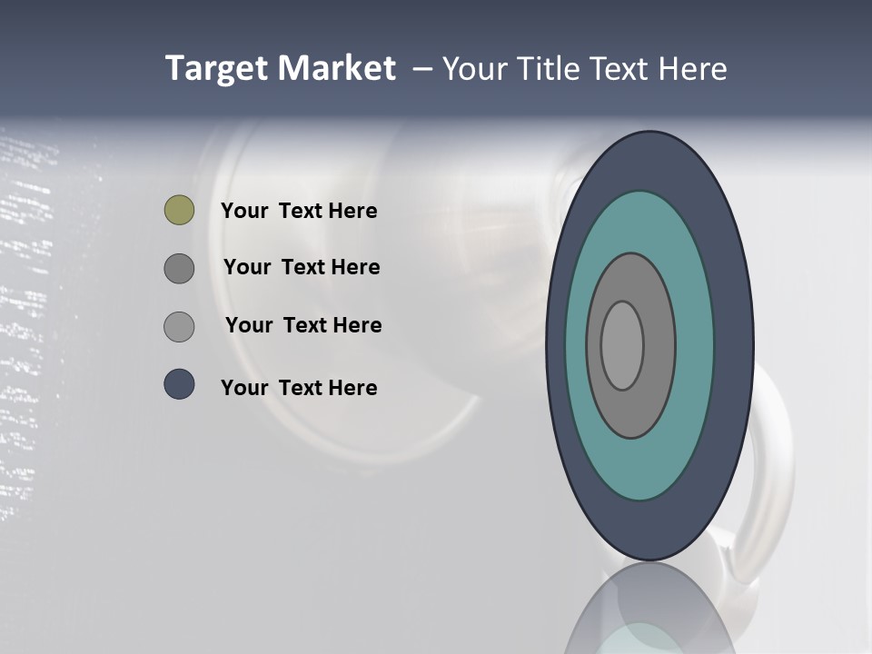 Key On A Keychain In The Lock Of A Front Door PowerPoint Template