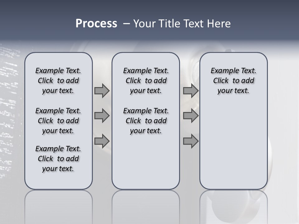 Key On A Keychain In The Lock Of A Front Door PowerPoint Template