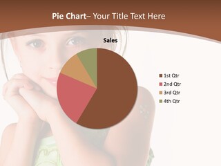 Happy Time For Little Girl PowerPoint Template