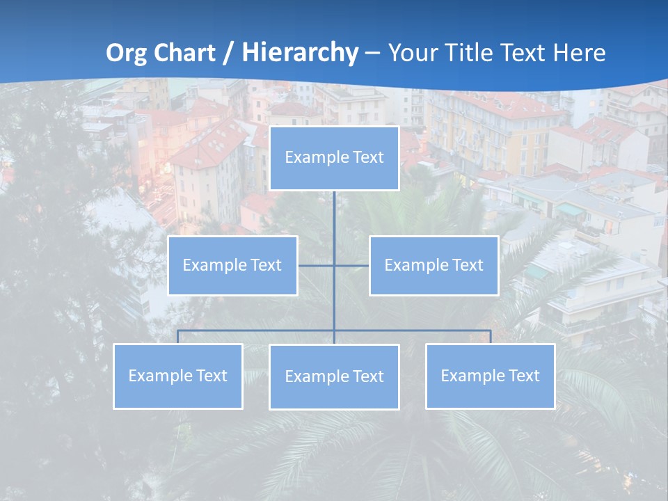 Italy. Panorama Of San Remo. PowerPoint Template