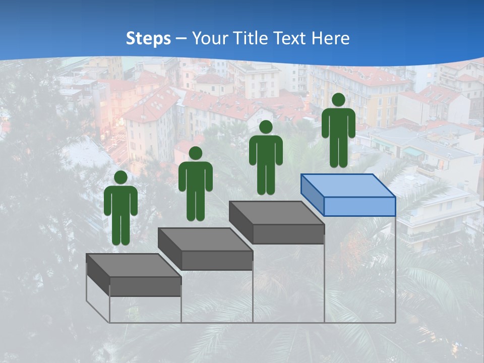 Italy. Panorama Of San Remo. PowerPoint Template