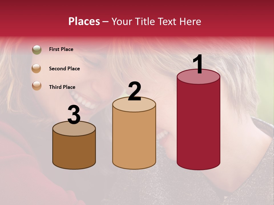 2 Women Having A Good Time Together PowerPoint Template