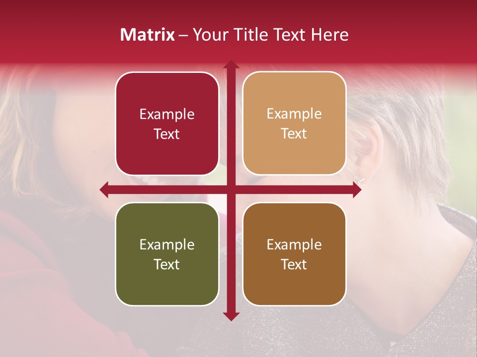 2 Women Having A Good Time Together PowerPoint Template